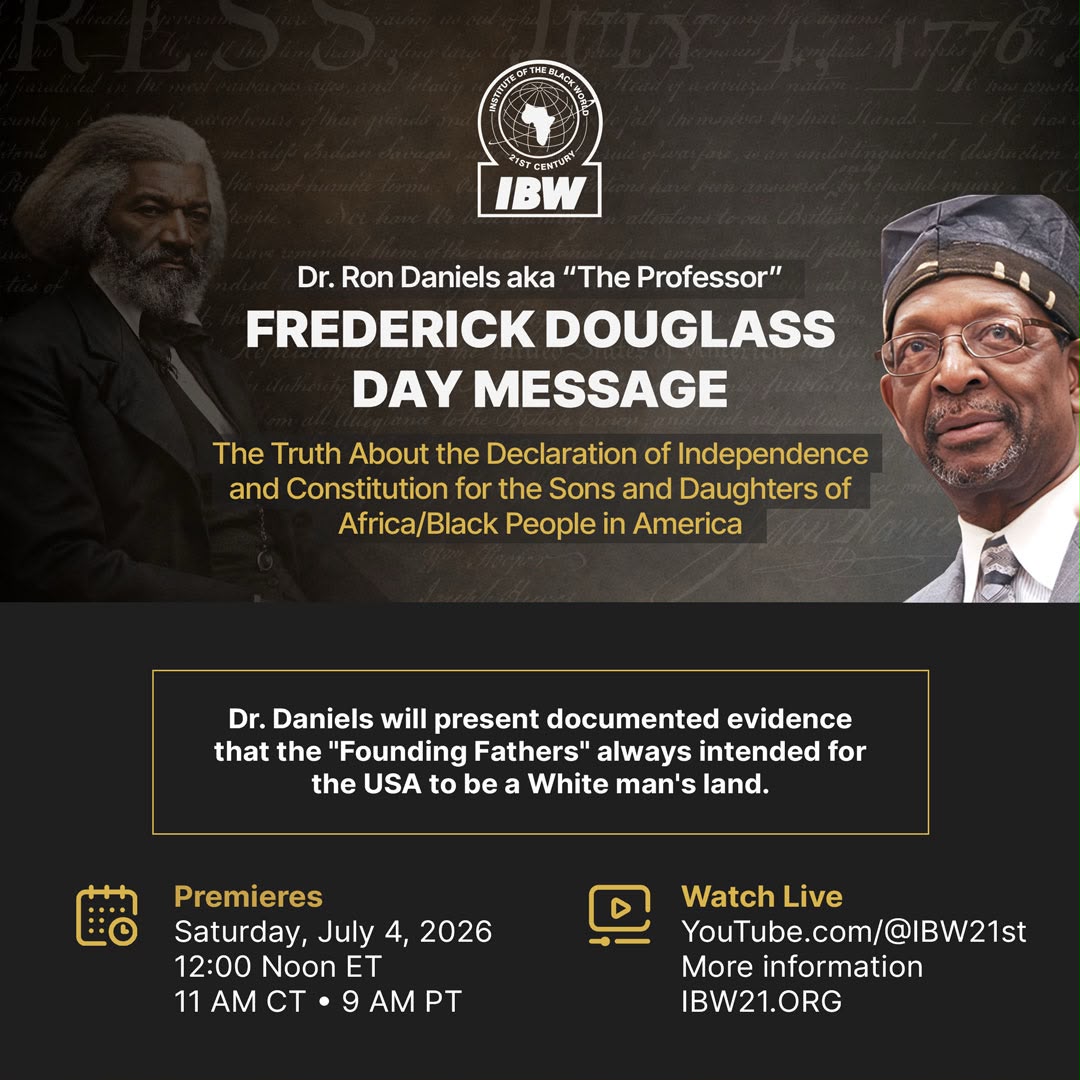Frederick Douglass Day Message: The Truth About the Declaration of Independence and the Constitution